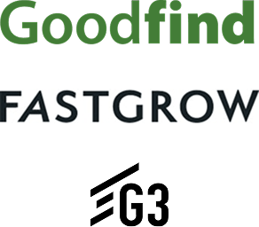 Goodfind, FASTGROW, G3のロゴ